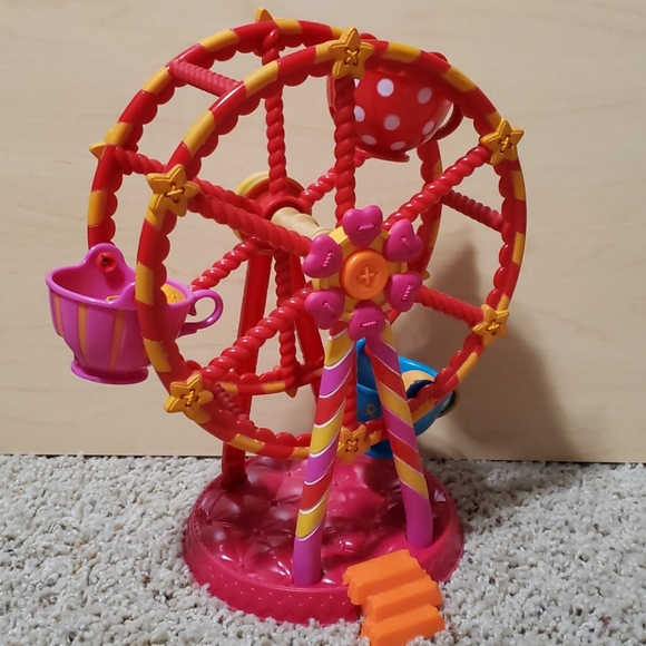 RARE Mini Lalaloopsy Peanuts Big Top Spinning Ferris Wheel - Picture 3 of 9